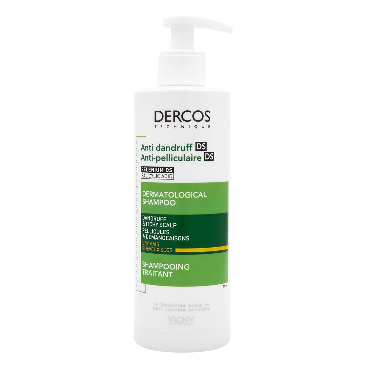 Shampoo Anticaspa Vichy Dercos Seco 390ml