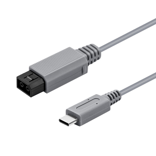 Cable de Carga Tipo C Wigearss Gris de 2M para Wii Work