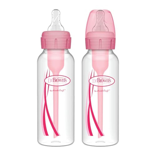 DR BROWNS OPTIONS ESTANDAR 2 PZ DE 250 ML ROSA