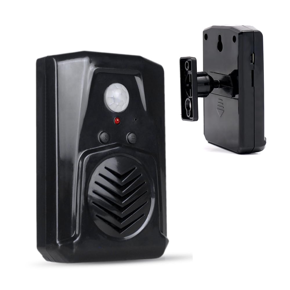 Sensor de movimiento de voz reemplazable, reproductor de sonido infrarrojo PIR, caja de gritos encantada, altavoz con función de descarga USB, Navidad, MP3, terror, música feliz, activada por