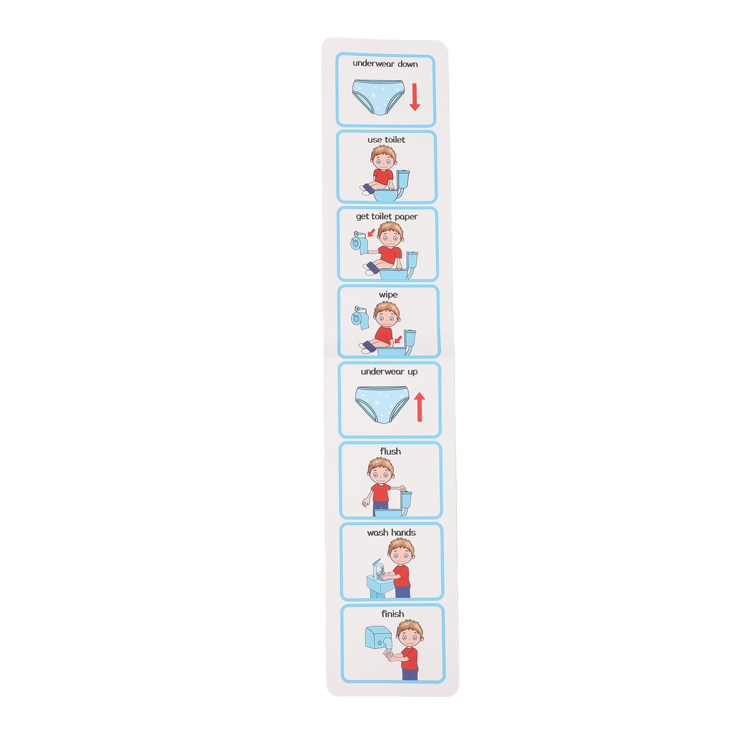 Horario Visual de Entrenamiento para Ir Al Baño, Horario para Ir Al Baño con Autismo Tabla para Ir Al Baño Horarios Visuales Paso a Paso para Niños Tabla para Ir Al Baño Laminada