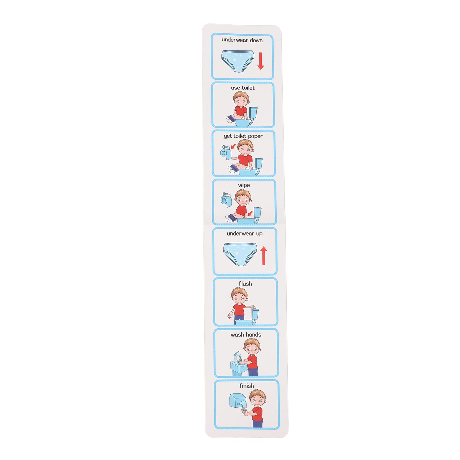 Horario Visual de Entrenamiento para Ir Al Baño, Horario para Ir Al Baño con Autismo Tabla para Ir Al Baño Horarios Visuales Paso a Paso para Niños Tabla para Ir Al Baño Laminada