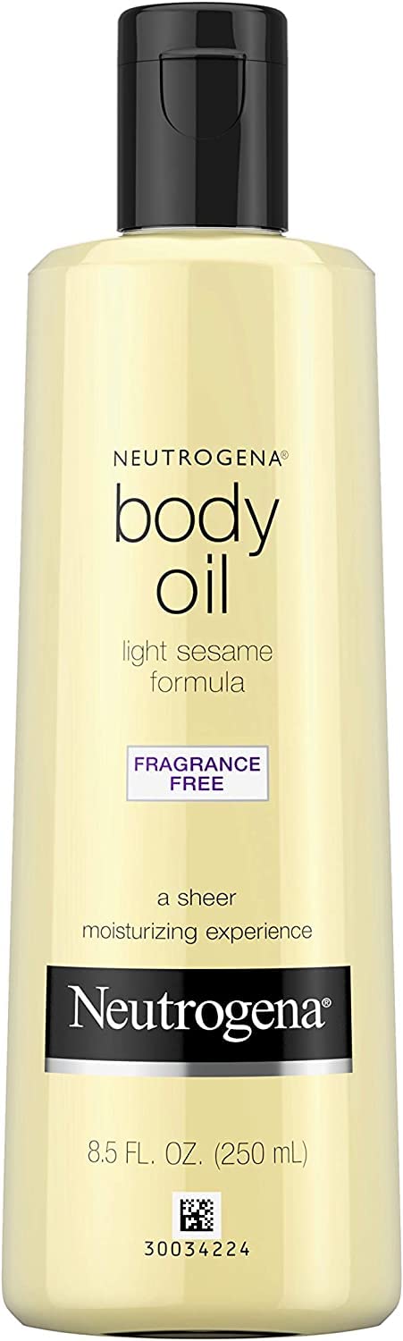 Neutrogena Body Oil, Light Sesame Formula, 8.5 Ounce