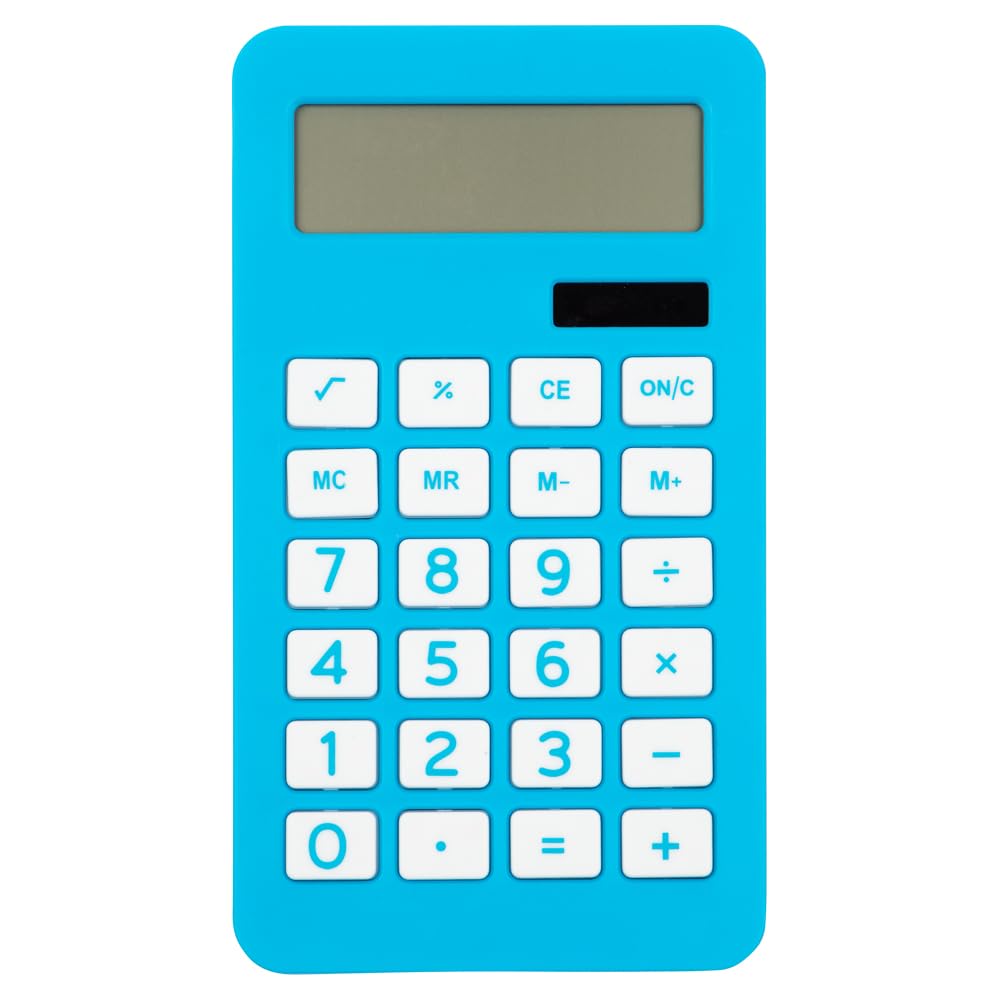 Calculadora JAM PAPER Azul LCD de 10 Dígitos