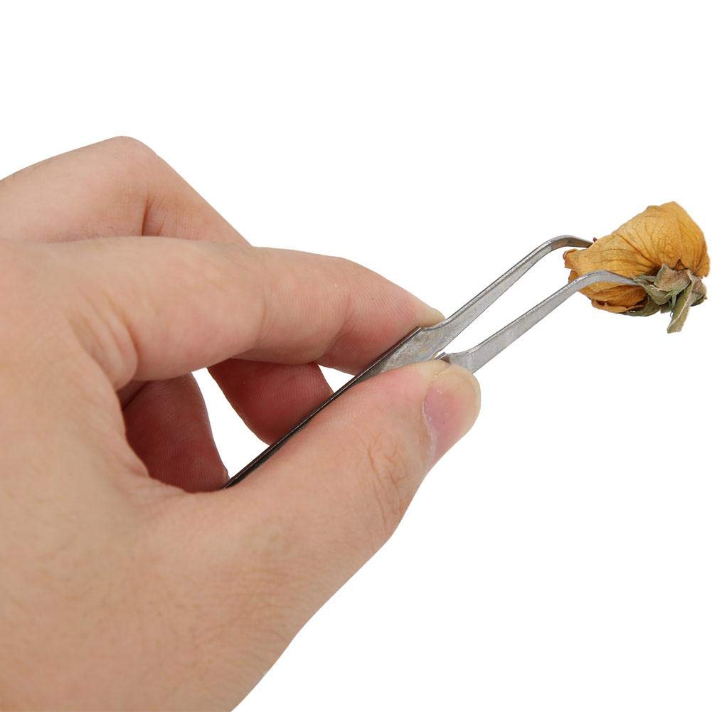Juego de Pinzas de Acero Inoxidable Pinzas de Precisión Antiestáticas para Joyería y Electrónica