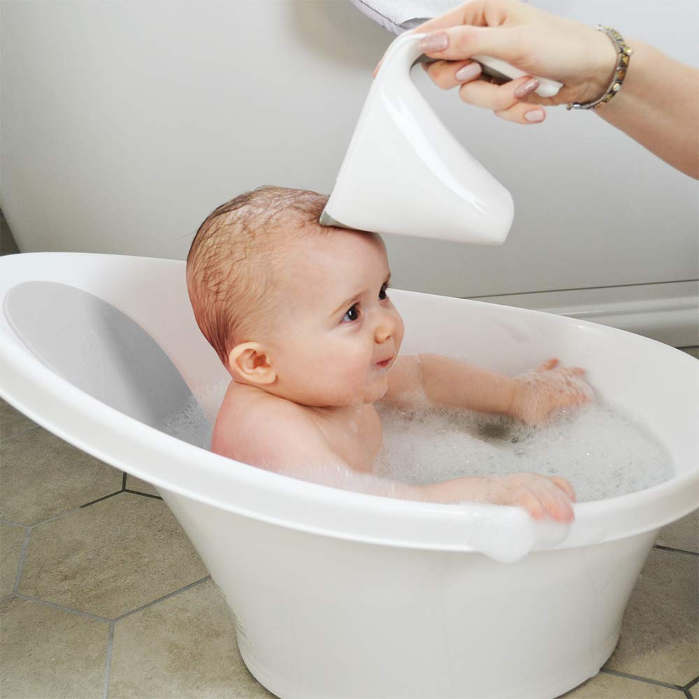 Jarra Para Bañar Al Bebe para Bebé Shnuggle - Jarra de enjuague para Tina bebé. Taza Washy para baño sin lágrimas. Libre PBA, Capacidad de 350ml