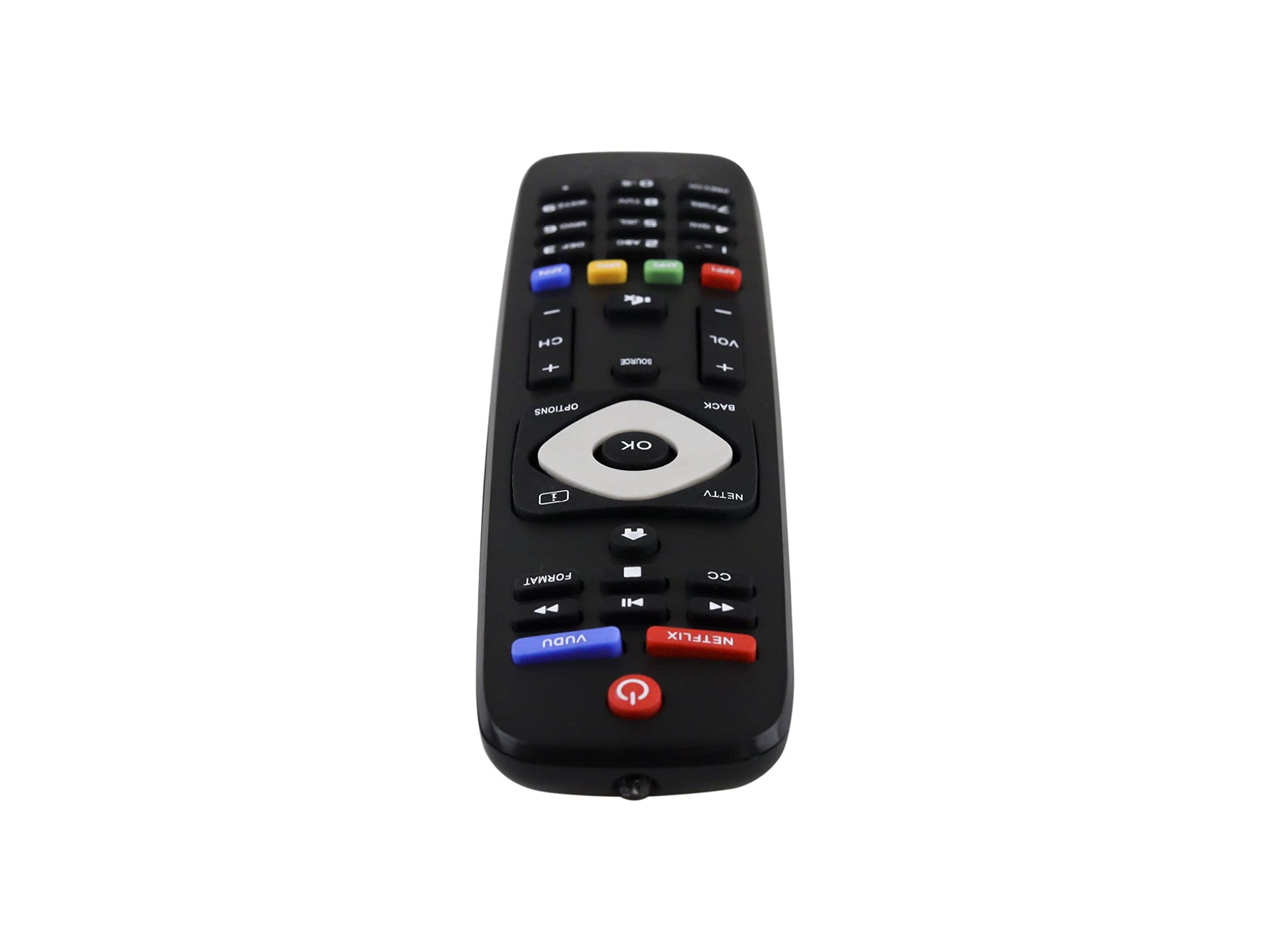 Control Remoto Philips Smart TV URMT39JHG003 39PFL2608/F7 46PFL3908/F7 32PFL4908/F7 46PFL360 Netflix VudU