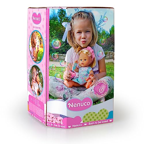 Muñeca Nenuco Rubia 35 cm con Accesorios para Niña