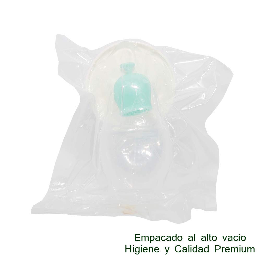 LURKO Extractor de Leche Manual - Recolector de Leche Materna para Mamás, con Tapa Antiderrames, Tapa Cubre Polvo, Base con Succión, Collar Antiderrames y Bolsa Transportadora