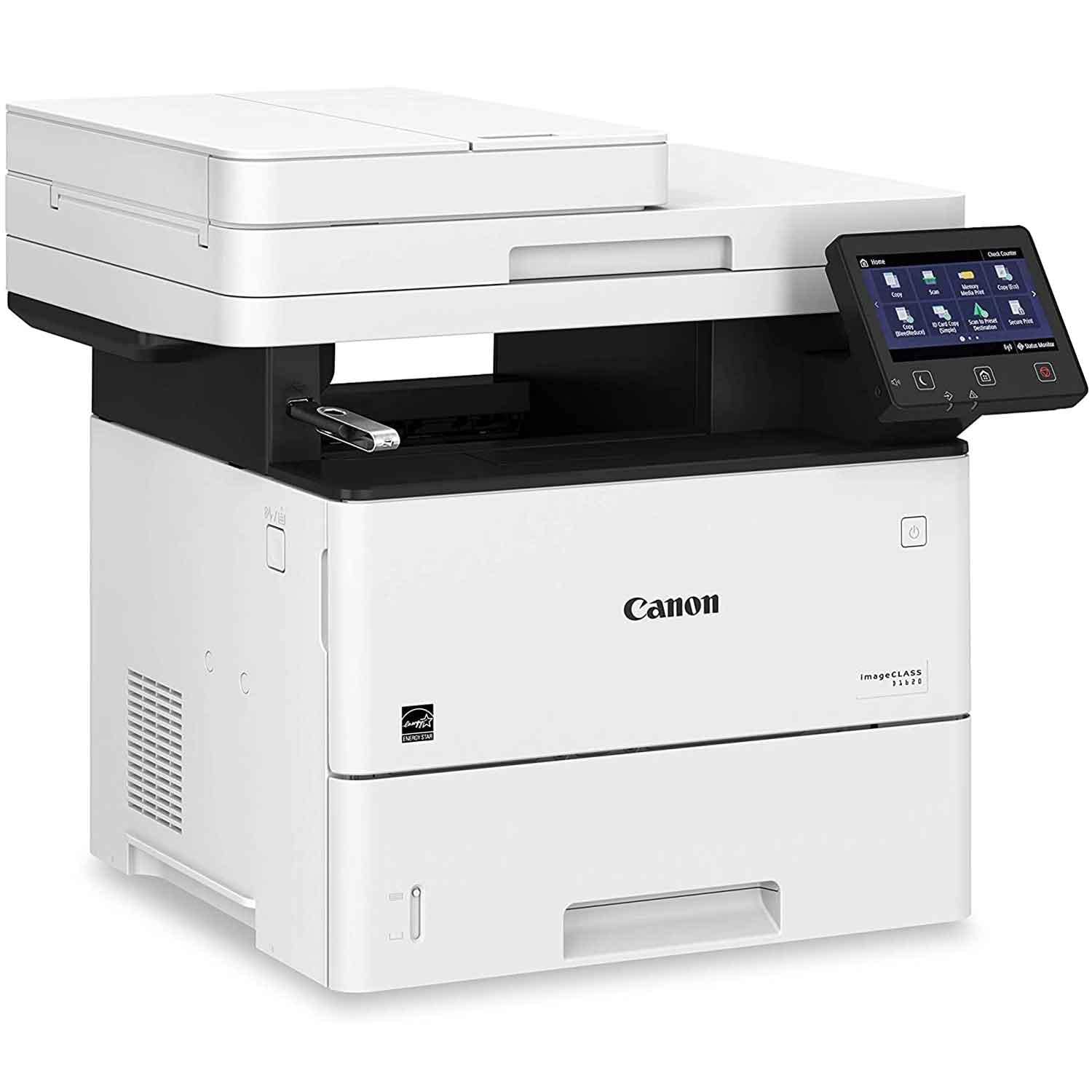 Canon D1620 Impresora multifuncional Laser (20000 páginas por mes, 45 ppm, 600 x 600 DPI, 1 GB), color Negro/Blanco