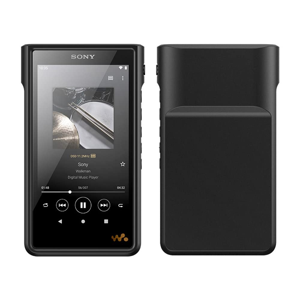Benks - Carcasa flexible delgada para Sony Walkman NW-WM1AM2 WM1AM2 NW-WM1ZM2 WM1ZM2 WM1ZM2 (carcasa negra Benks)