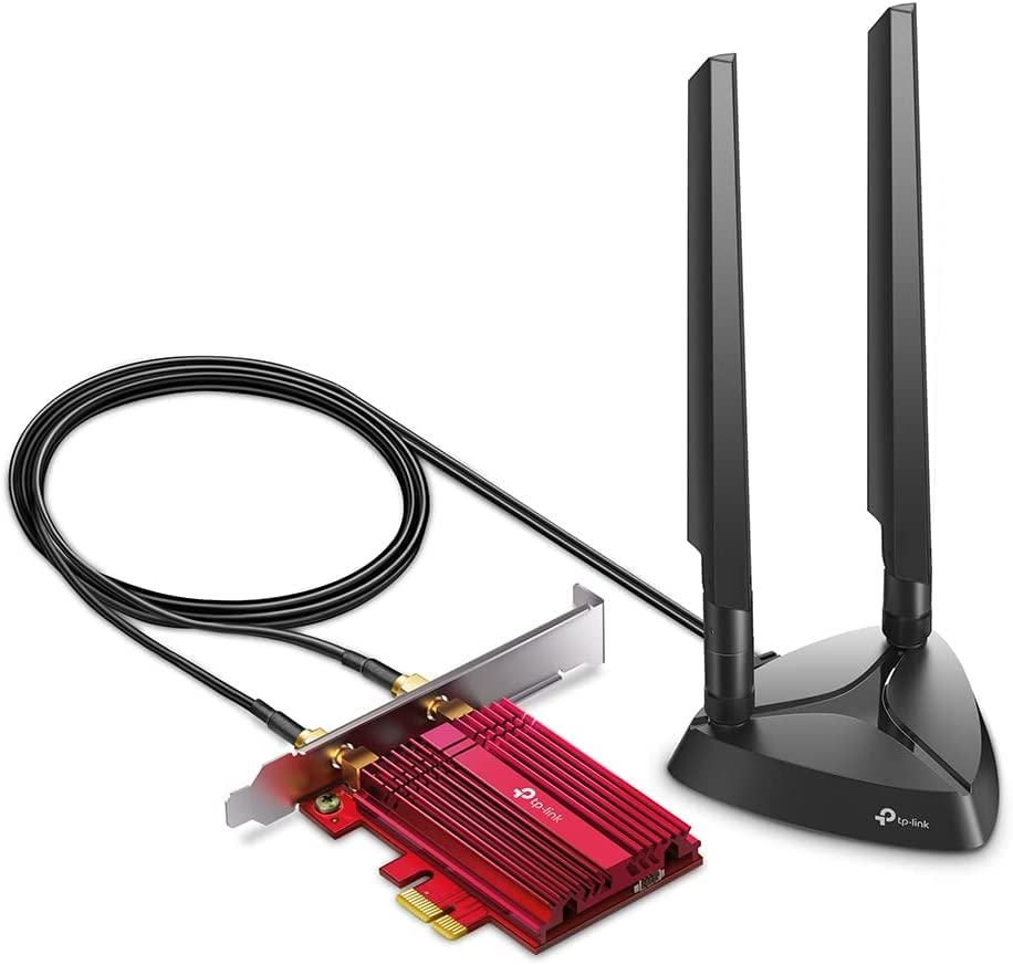 Tarjeta WiFi TP-Link AX5400 Negro con Bluetooth 5.2 y Tri Band