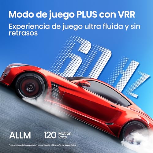 Hisense Television QD7QFM (último Modelo) Pantalla 65 Pulgadas,Mini-LED Smart Fire TV UHD 4K,Control Remoto por Voz con Alexa,Hi-View AI Engine,Modo de Juego Plus,Dolby Vision·Atmos