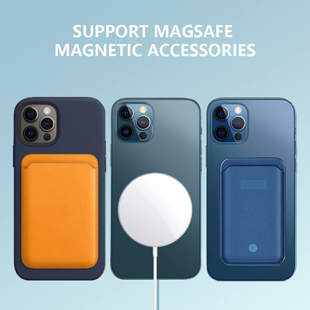 Cargador Inalámbrico Magnético Universal Wannap Negro, Blanco y Plateado para iPhone y Samsung