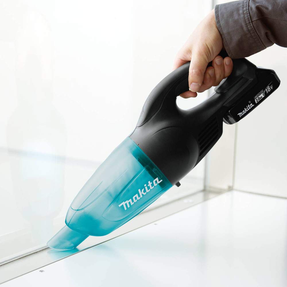 Makita XLC02R1B - Kit de aspiración inalámbrico Compacto LXT de Iones de Litio (2.0Ah)