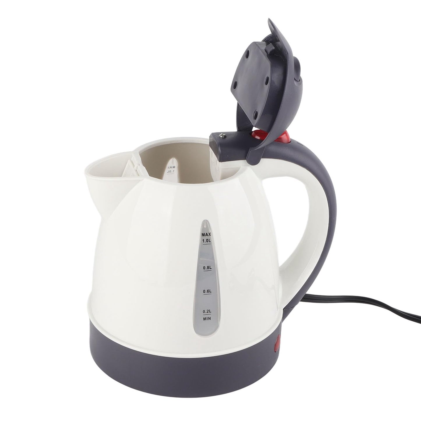 Hervidor Eléctrico Pequeño de Acero Inoxidable, Mini Calentador de Agua Portátil Caliente de Viaje Tetera de Caldera de Agua Caliente para Café del Té