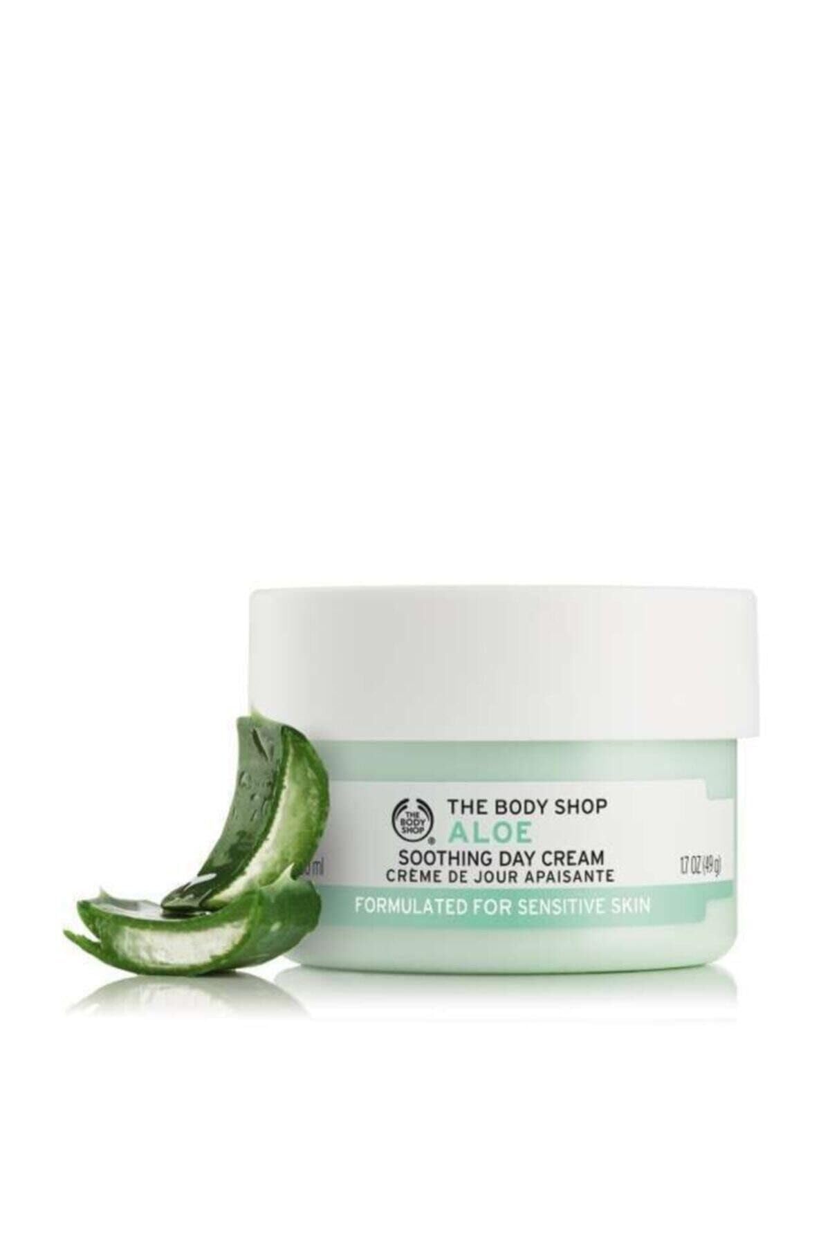 Crema de día relajante de Aloe de The Body Shop, regular, 1.7 onzas