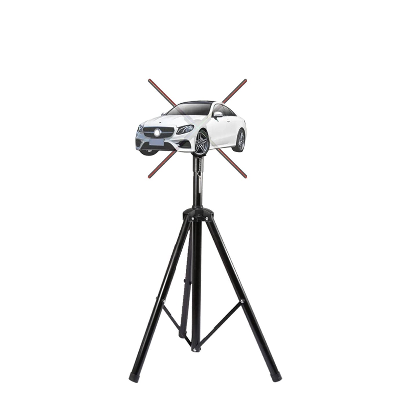 Holograma 3D, proyector holográfico soporte de ventilador holograma con base multifuncional, altura de 99,4 a 179 cm, capacidad de carga de 68 kg para una variedad de ventiladores hologramas