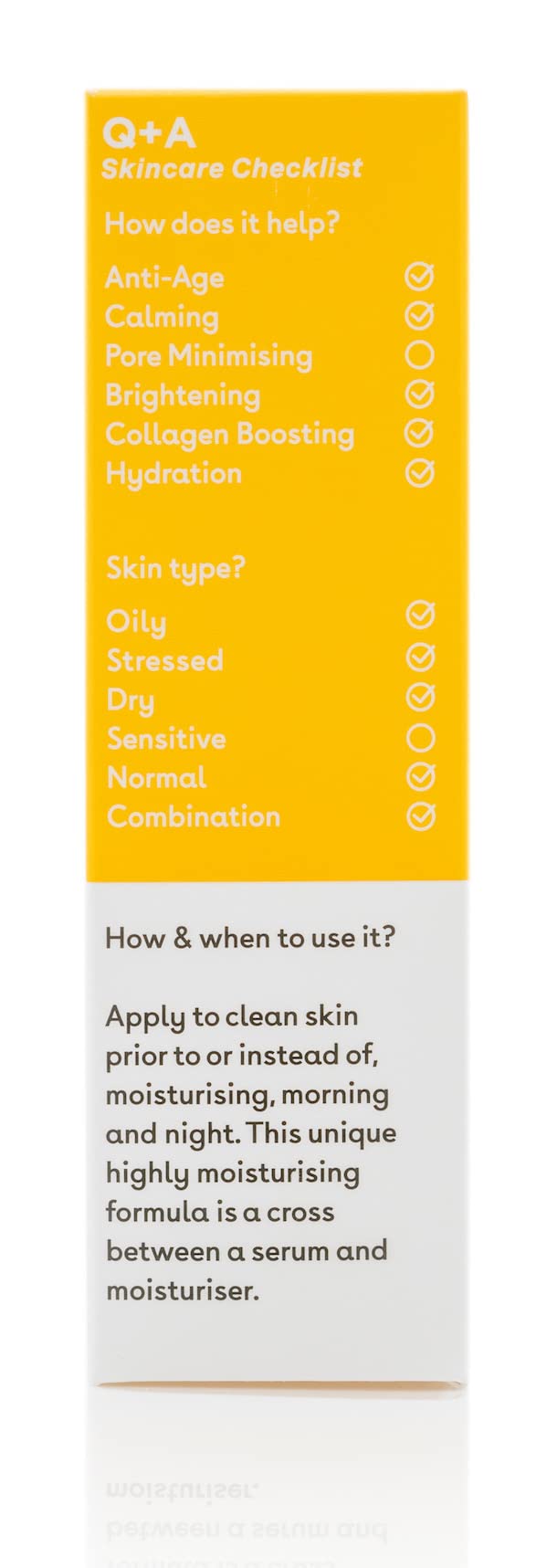 Q+A Sérum Iluminador de Vitamina C, Ilumina y Refresca tu Piel con este Sérum Facial Hibrido Rico en Antioxidantes e Hidratante, 30ml