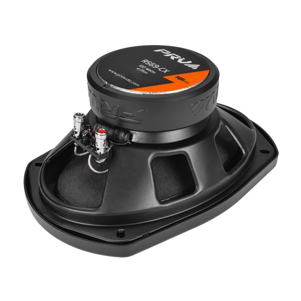 Altavoces Coaxiales de 2 Vías PRV AUDIO 6 x 9 Pulgadas Neodimio con Parrilla para Coche