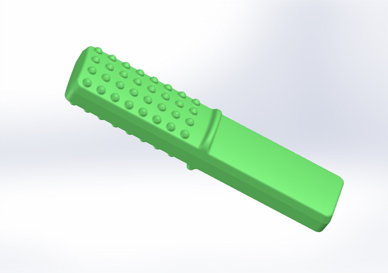 Chewy Stixx - Tubo de menta de color verde para niños con hábitos agresivos de biting