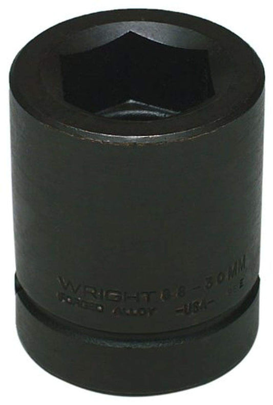 Wright Tool - Llave de vaso de impacto métrico estándar (88-34 mm, 34 mm, 6 puntos)