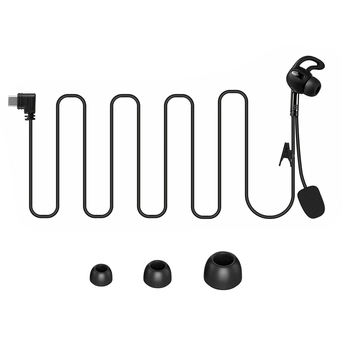 Auriculares MIMIRACLE Tipo C Oreja Izquierda para Árbitro