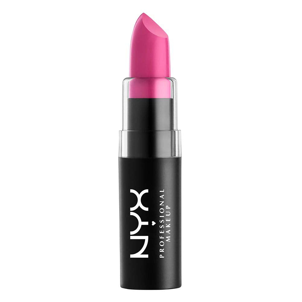 Labial en barra, Matte Lipstick, Nyx Professional Makeup ,Tono Sweet Pink ,4.5g
