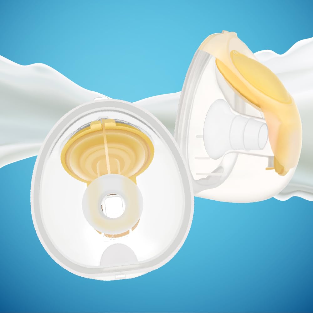 Maymom inserto de brida de 17 mm compatible con Elvie Single/Double Electric, Stride Cup (24 mm) y Medela PersonalFit Flex Shield. No es una pieza de repuesto original.
