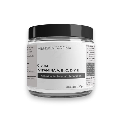 Crema antioxidante y reparadora con vitaminas para hombres - 100 gramos