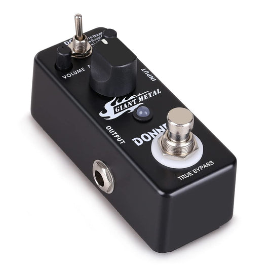 Donner - Pedal gigante de distorsión de metal, distorsión para guitarra eléctrica, pedaleras, 3 modos de derivación real