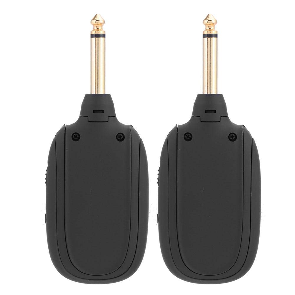 Transmisor Receptor Inalámbrico VBESTLIFE Guitarra Recargable USB 4 Canales Batería Incorporada