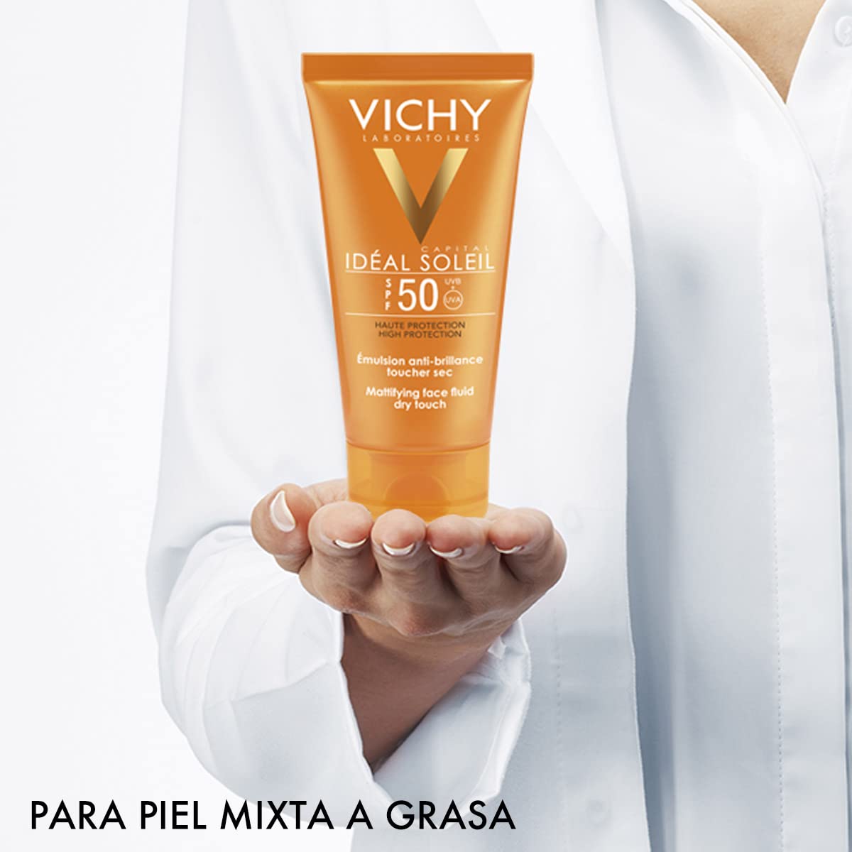 Protector Solar Facial Vichy Toque Seco FPS 50+ 50ml