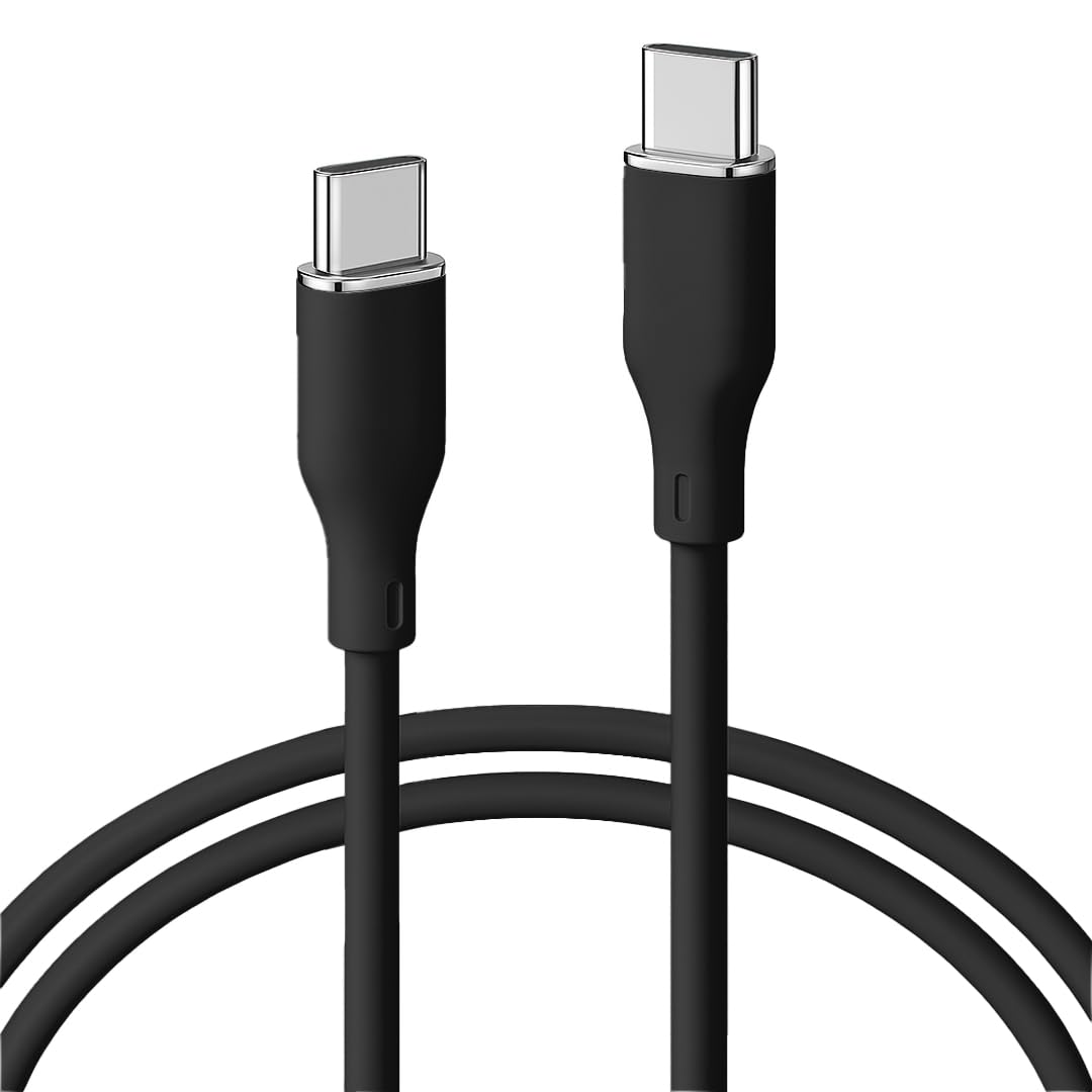 Cable Tipo C MUBITECH Negro Carga Rápida 65W para Dispositivos Tipo C