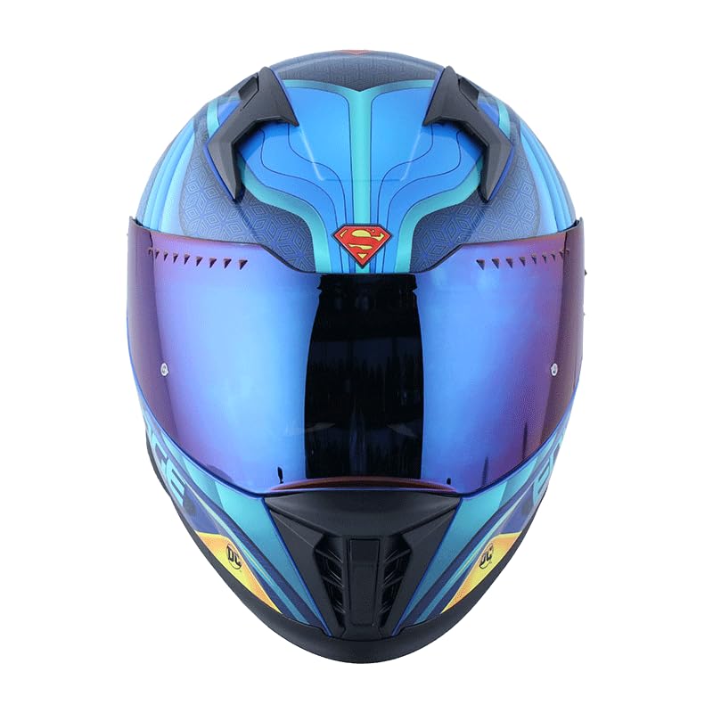 Casco Modular - DC - Visor Anti Baho Motocicleta Marca Edge - Visor Doble ANTIVAHO Certificado Dot Moto - Cascos Motocross Pegatina Pegatinas Protector Mujer Hombre