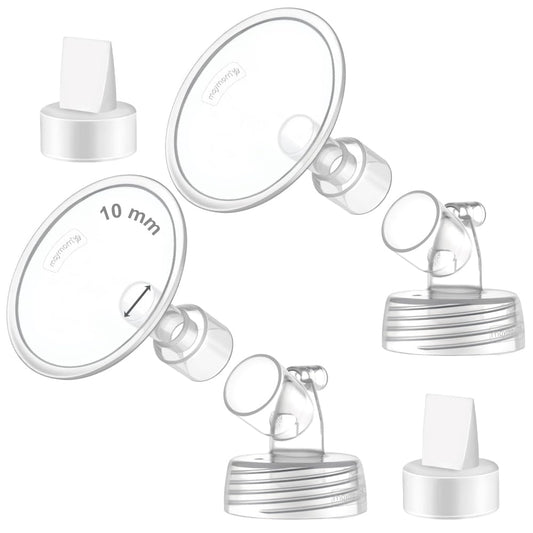 Juego de Embudos MyFit Maymom 10 mm Conector Válvula tipo Pato Compatible con Spectra S1 y S2