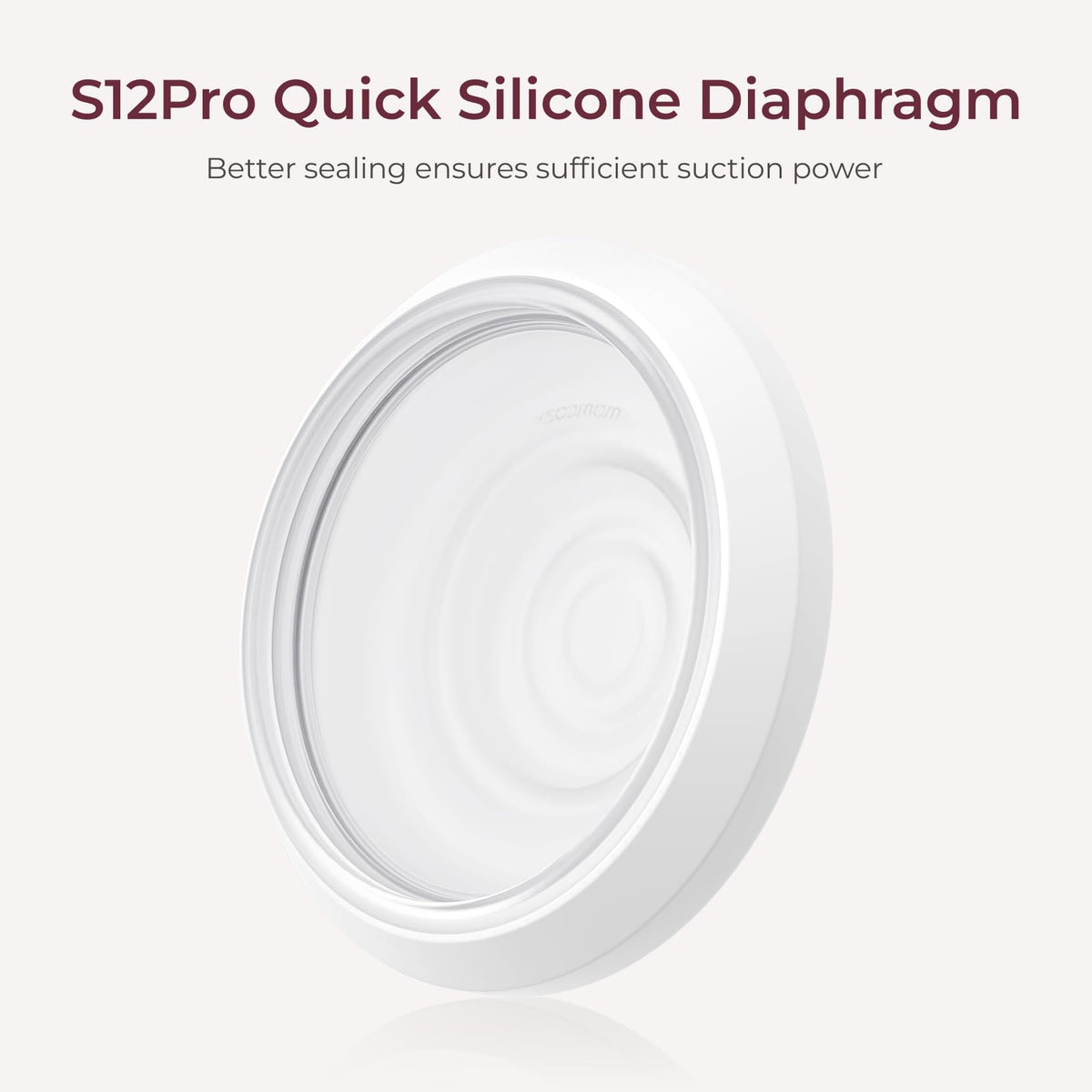 Momcozy S12 Pro - Reemplazo rápido, válvulas de pico de pato y diafragma de