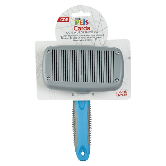 Fancy Pets Carda con Auto Limpieza para Perro Tamaño Grande