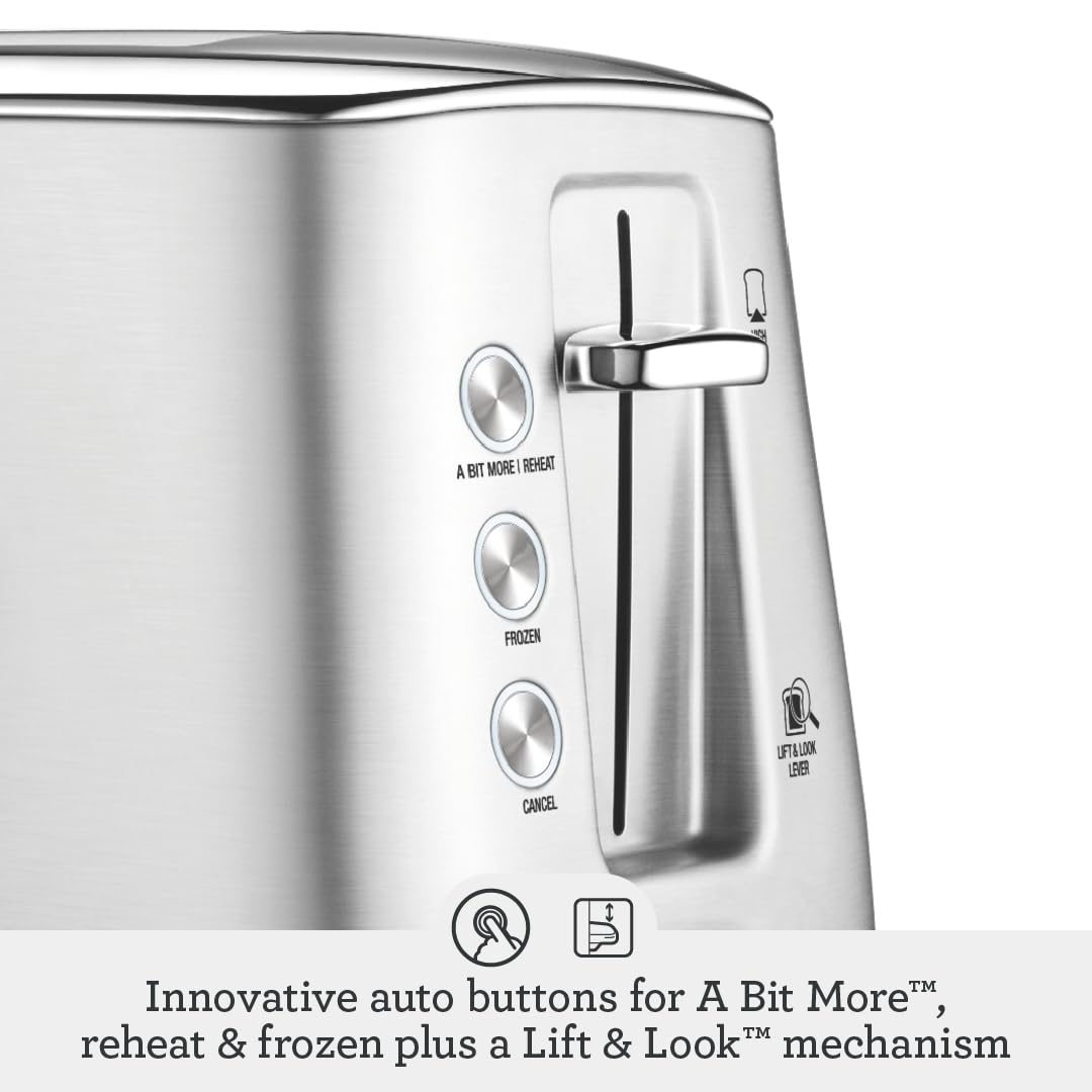 Breville Luxe tostador de 2 rebanadas BTA735RVC, pastel de terciopelo rojo