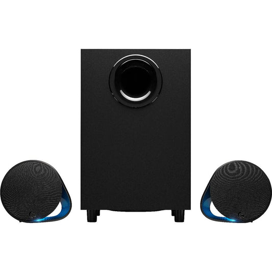 Logitech G560 LIGHTSYNC bocinas para Gaming con iluminación RGB determinada por el juego, audio posicional DTS:X Ultra y potencia 120 W RMS, compatibles con conexiones USB, Bluetooth y de toma de 3,5 mm - Negro