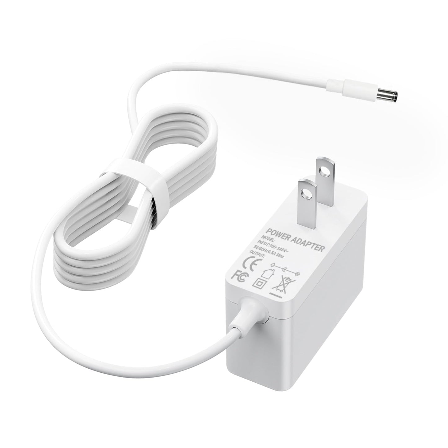 Cable de alimentación compatible con cámara de seguridad inteligente Kasa EC70 EC71 KC410s Pan/Tilt para TP-Link Tapo C100 C200 C310 TC60 TC70 Monitor de bebé y mascota Adaptador de CA de 9 V