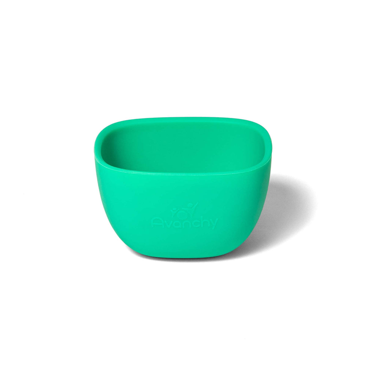 Avanchy - tazón de silicona, color verde