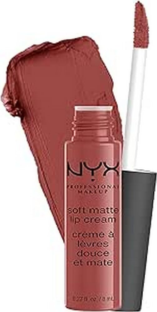 NYX Professional Makeup, Soft Matte Lip Cream, Labial Mate, Tono Rome, 8ml