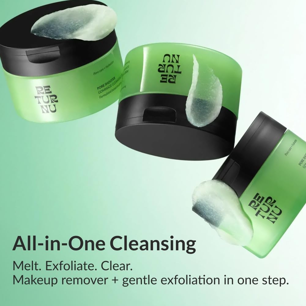 Returnu Pore Shooter Gommage Cleansing Balm