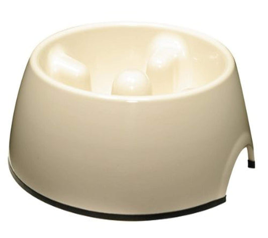 Comedero Lento Dogit Blanco Anti-Gulping XS para Perros