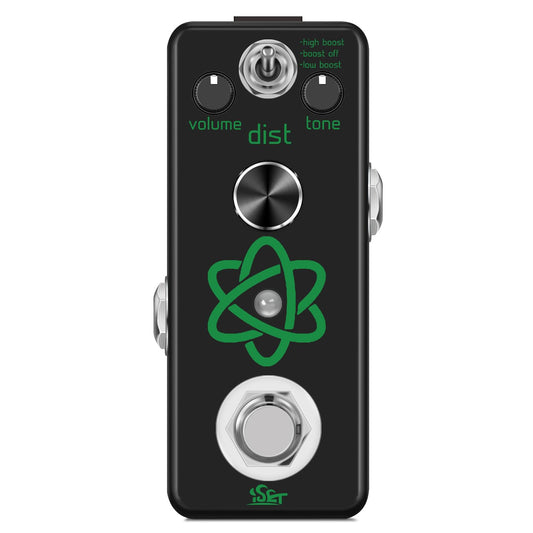 iSET Atom Heavy Metal Nueva versión Pedal de guitarra Mini Pedal de efecto de guitarra individual para guitarra eléctrica Bajo True Bypass