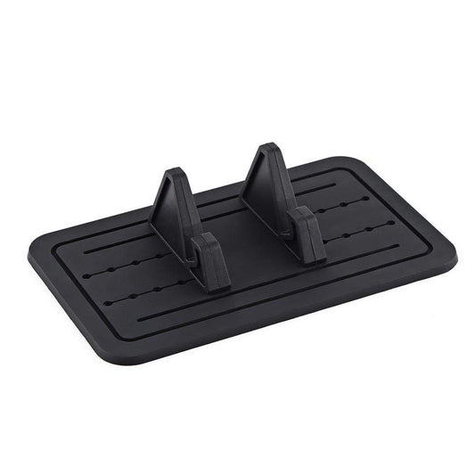 Soporte de Teléfono para Coche Universal de Silicona Negro con Almohadilla Antideslizante y Ancho Ajustable