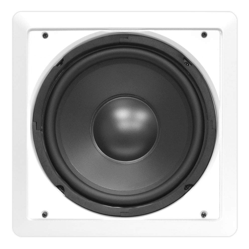 Bocina Empotrada Pyle Blanco Subwoofer 10 Pulgadas 360 Watts 40Hz a 3kHz para Casa y Oficina