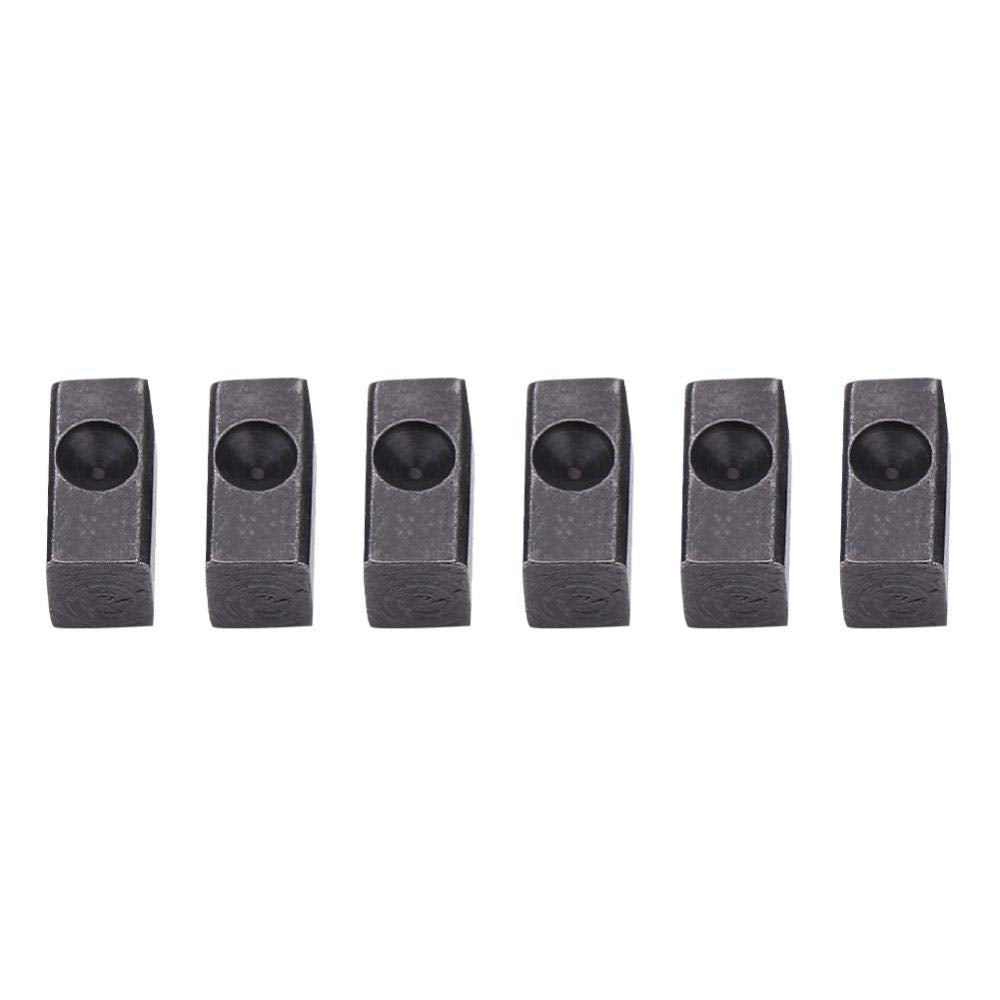 Bloques de inserción de 6 PCS, bloques de inserción de bloqueo Pro String para sillín de guitarra eléctrica Accesorios Jugados Cuerdas Para Guitarra Electrica Floyd Rose Bloques