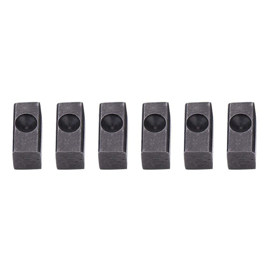 Bloques de inserción de 6 PCS, bloques de inserción de bloqueo Pro String para sillín de guitarra eléctrica Accesorios Jugados Cuerdas Para Guitarra Electrica Floyd Rose Bloques